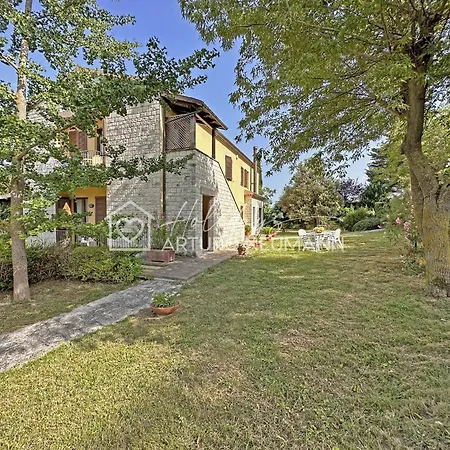 560 - Trilocale A Sirolo, Al Primo Piano Con Giardino, Aria Condizionata E Wi-fi Διαμέρισμα