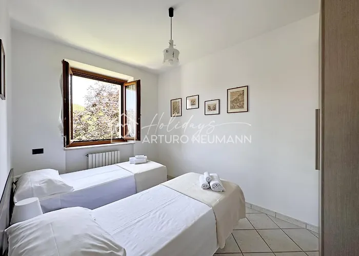 560 - Trilocale A Sirolo, Al Primo Piano Con Giardino, Aria Condizionata E Wi-fi Sirolo