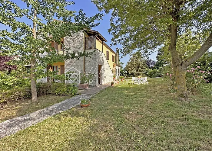 560 - Trilocale A Sirolo, Al Primo Piano Con Giardino, Aria Condizionata E Wi-fi Διαμέρισμα